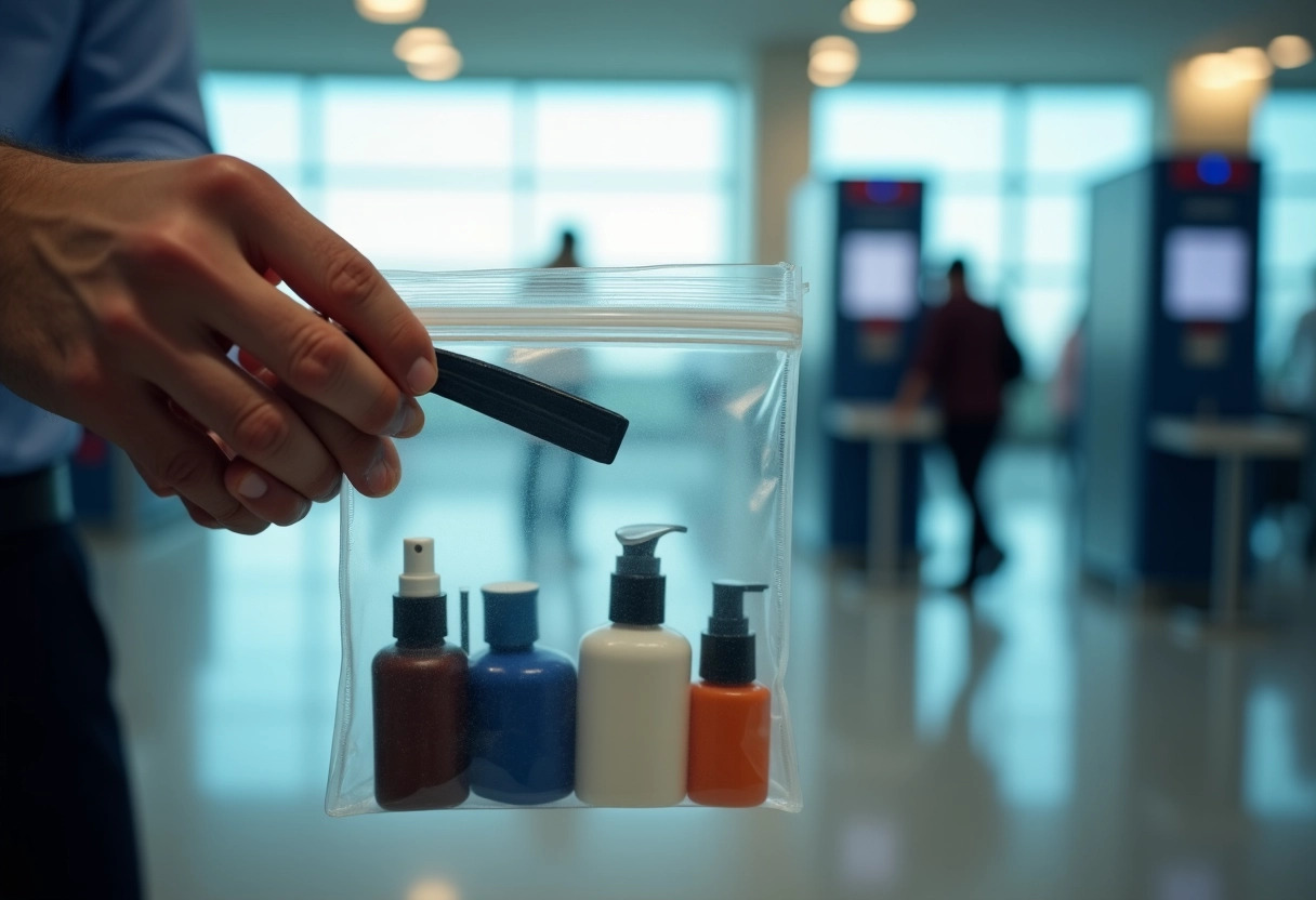 bagage cabine rasoir : conseils pour transporter ses articles de toilette -  toiletries travel